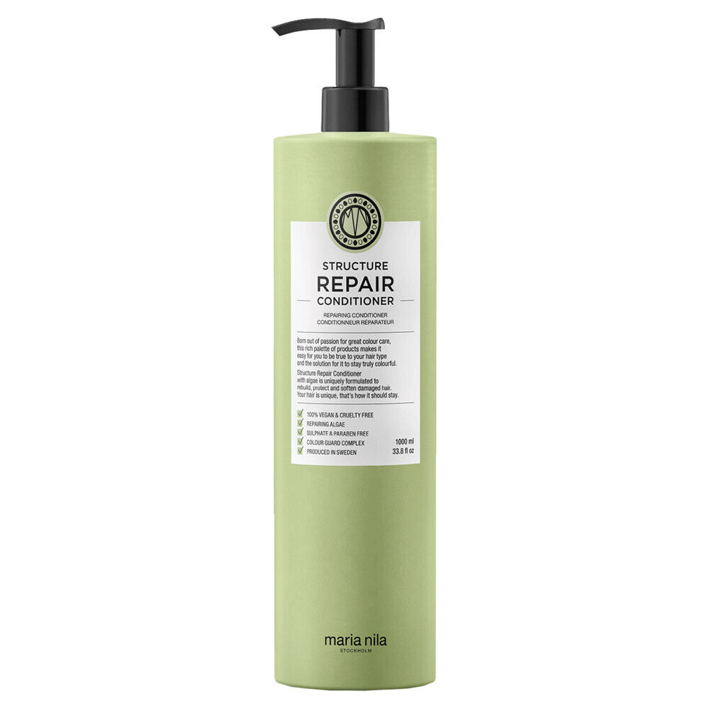 maria-nila-structure-repair-cruelty-free-hair-conditioner-for-colour-protection-1000-ml-travel-1678437251-1 Maria Nila, Structure Repair, Cruelty Free, Hair Conditioner, For Repairing, 1000 ml – Image 1