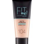 Maybelline — Fit Me mat + Poreless — fond de teint liquide — 104 — Soft Ivory — 30 ml