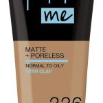 Maybelline — Fit Me mat + Poreless — fond de teint liquide — 336 — Warm Olive — 30 ml