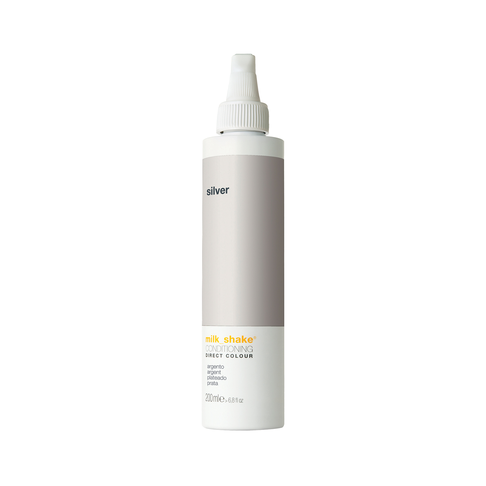 milk-shake-direct-colour-hair-colour-conditioner-grey-for-colour-protection-100-ml-0-8032274053408-1672236915-1 Milk Shake, Direct Colour, Ammonia-Free, Hair Colour Conditioner, Silver, 100 ml – Image 1