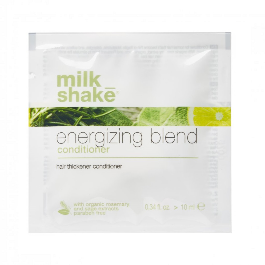 milk-shake-energizing-blend-hair-shampoo-for-repairing-10-ml-0-8032274060703-1672316387 Milk Shake, Energizing Blend, Paraben-Free, Hair Conditioner, Thickening, 10 ml – Image 1
