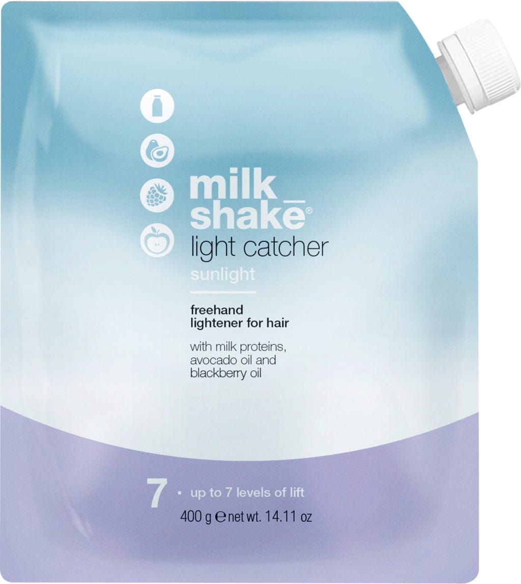milk-shake-light-catcher-up-to-7-levels-of-lift-hair-oxidant-powder-400-g-1770191953-1 Milk Shake, Light Catcher, Up to 7 Levels of Lift, Hair Oxidant Powder, 400 g – Image 1