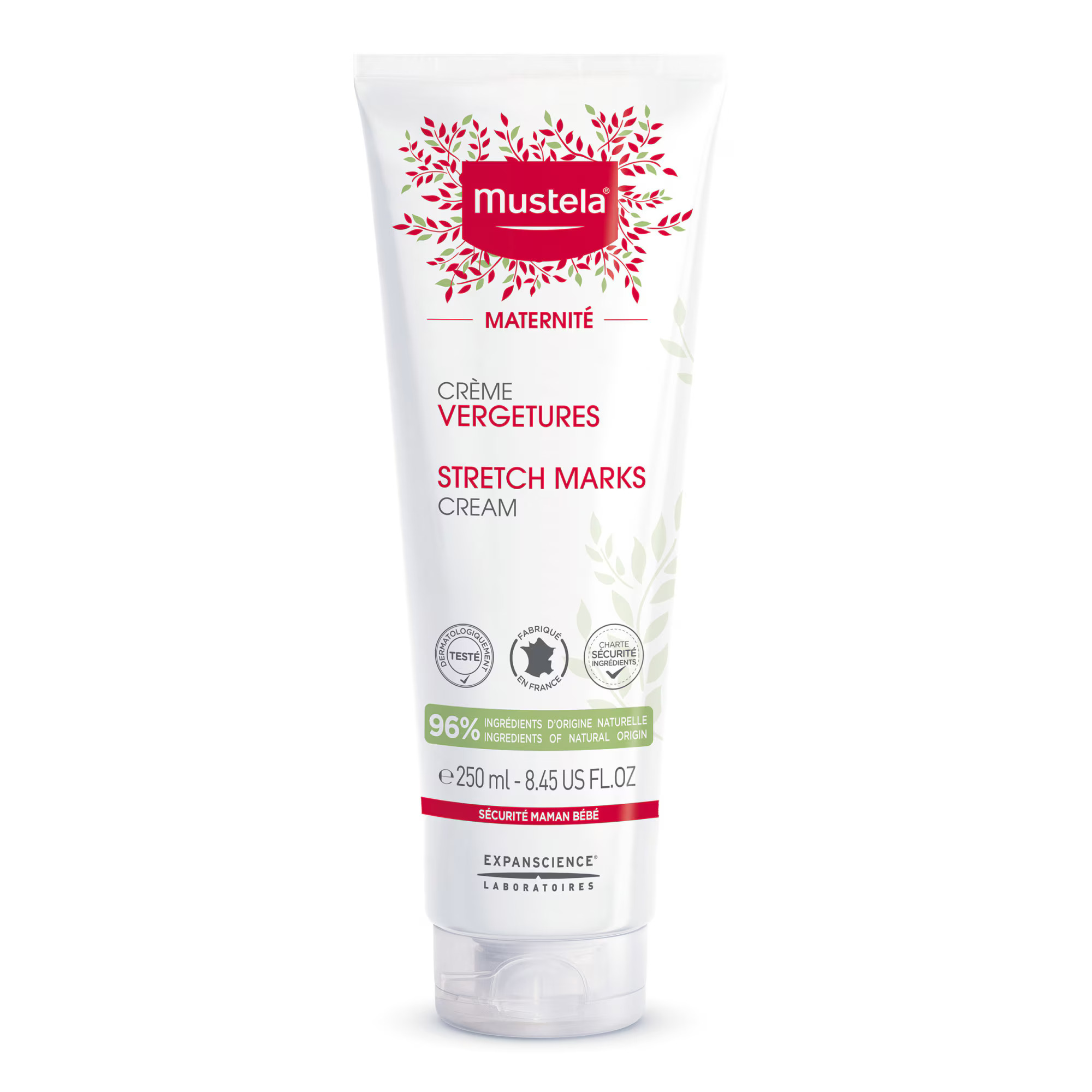 mustela-maternity-bio-anti-stretch-marks-local-treatment-cream-250-ml-1764925151 Mustela, Maternity, Bio, Anti-Stretch Marks, Local Treatment Cream, 250 ml – Image 1