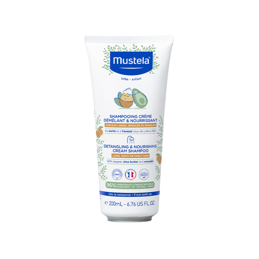 mustela-mustela-shea-butter-avocado-hair-shampoo-detangling-smoothing-200-ml-1764923195 Mustela, Mustela, Shea Butter & Avocado, Hair Shampoo, Detangling & Smoothing, 200 ml – Image 1