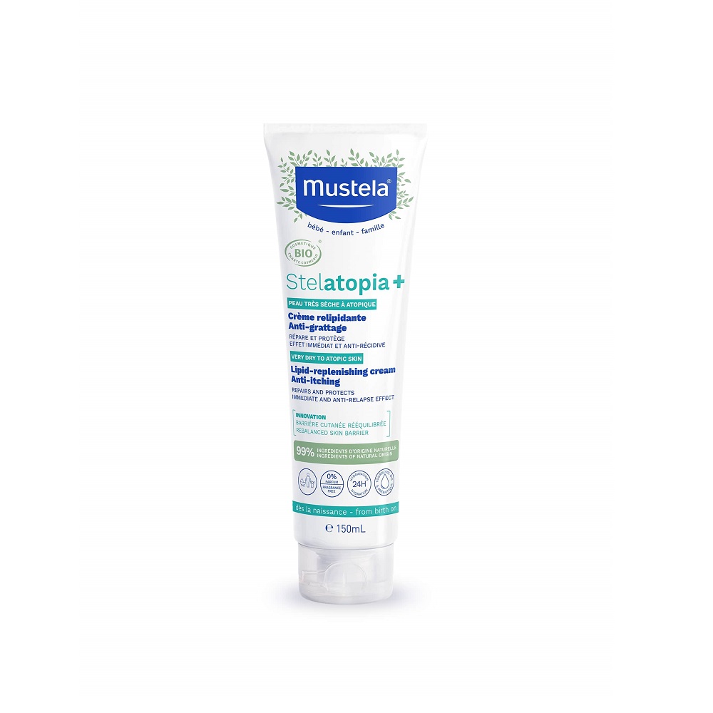 mustela-stelatopia-sunflower-lipid-replenishing-cream-150-ml-1764921651 Mustela, Stelatopia+, Sunflower, Lipid Replenishing, Cream, 150 ml – Image 1