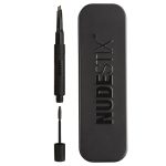 Nudestix, Brow Stylus, Waterproof, Double-Ended, Eyebrow Cream Pencil & Gel 2-In-1, Ash Brown, 0.2 g