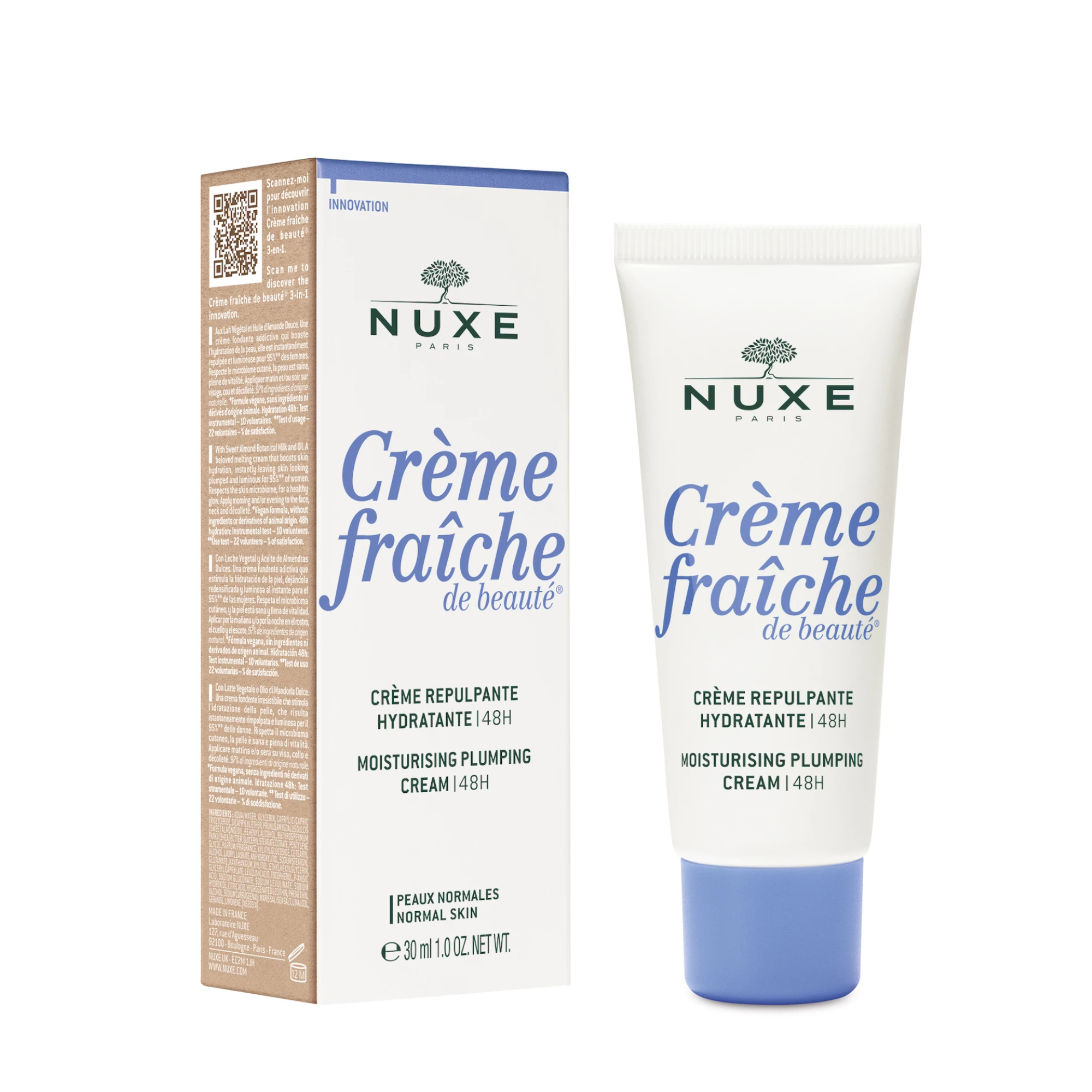 nuxe-creme-fraiche-de-beaute-moisturizing-cream-for-face-30-ml-1683883999 Nuxe, Creme Fraiche de Beaute, Moisturizing, Cream, For Face, 30 ml – Image 1
