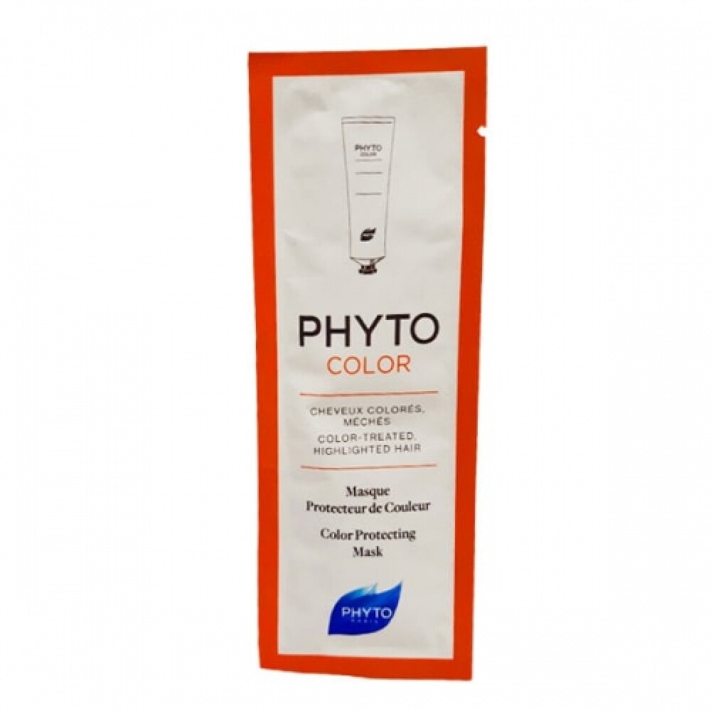 phyto-color-protecting-hair-cream-mask-for-colour-protection-10-ml-1672391432 Phyto, Color Protect, Hair Treatment Cream Mask, For Colour Protection, 10 ml – Image 1