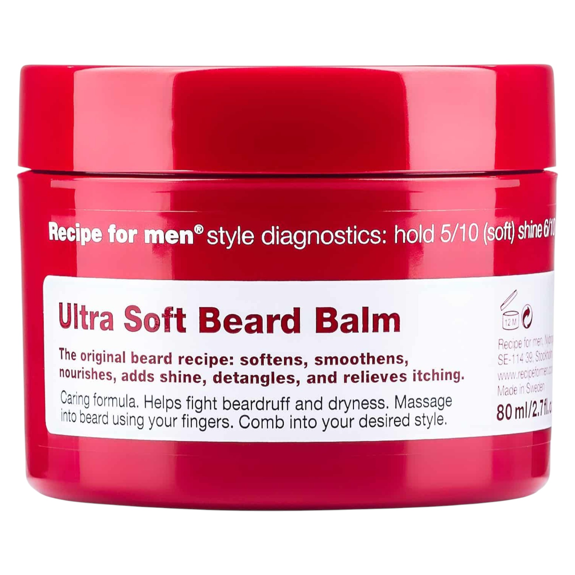recipe-for-men-ultra-soft-beard-balm-beard-balm-softening-80-ml-1761810499 Recipe For Men, Ultra Soft Beard Balm, Beard Balm, Softening, 80 ml – Image 1