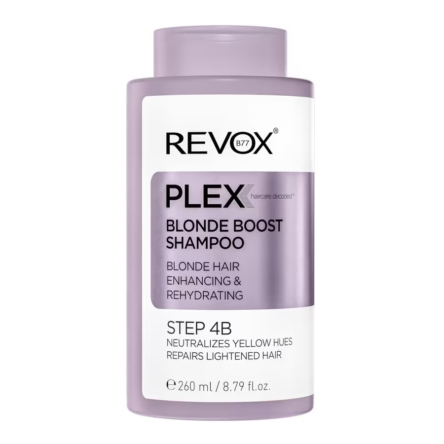 revox-b77-plex-step-4b-hair-shampoo-for-neutralisation-of-yellow-tones-260-ml-1749552701 Revox B77, Plex Step 4B, Hair Shampoo, For Neutralisation Of Yellow Tones, 260 ml – Image 1