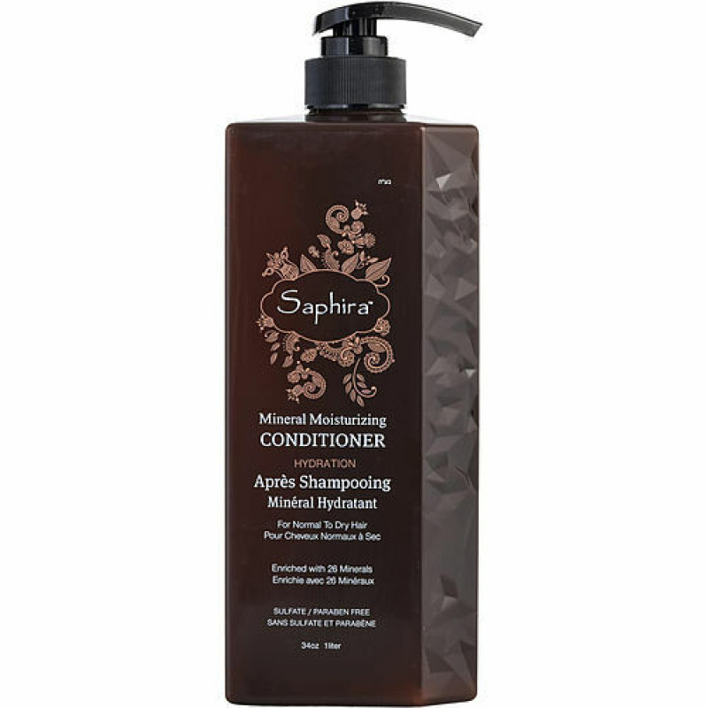 saphira-mineral-paraben-free-hair-conditioner-for-hydration-1000-ml-1683045737-1 Saphira, Mineral, Paraben-Free, Hair Conditioner, For Hydration, 1000 ml – Image 1