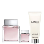 Set Calvin Klein: Euphoria, Eau De Toilette, For Men, 100 ml + Euphoria, Eau De Toilette, For Men, 15 ml *Miniature + Euphoria, After-Shave Balm, 100 ml