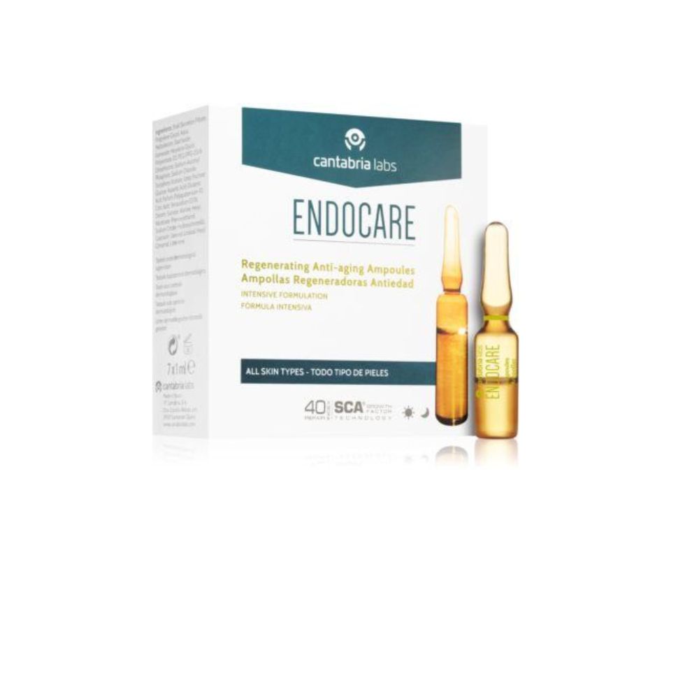 xr:d:DAEuF5WaosQ:6387,j:25165630539,t:22050209 Set, Cantabria Labs, Endocare, Regenerating, Ampoules Treatment Serum, For Face, For Women, 7 pcs, 1 ml – Image 1