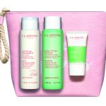 Set Clarins: Pure, Exfoliating Scrub, 15 ml + Velourse, Anti-Pollution, Cleansing Milk, For Face, 200 ml + Purifying, Alcohol-Free, Purifying, Tonic Lotion, For Face, 200 ml