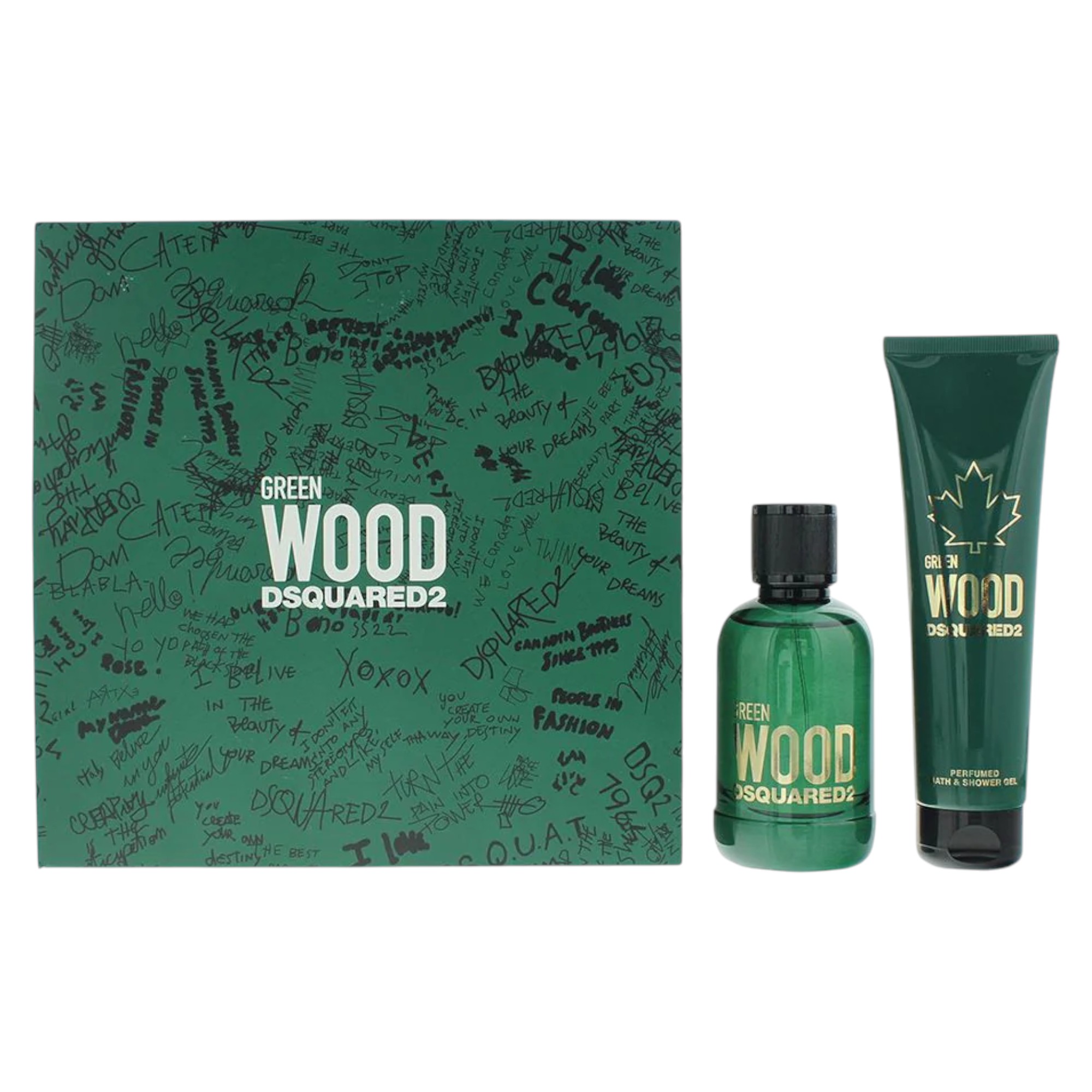 set-dsquared-2-green-wood-eau-de-toilette-for-men-100-ml-green-wood-shower-gel-all-skin-types-150-ml-1761563111-1 Set Dsquared 2: Green Wood, Eau De Toilette, For Men, 100 ml + Green Wood, Shower Gel, All Skin Types, 150 ml – Image 1