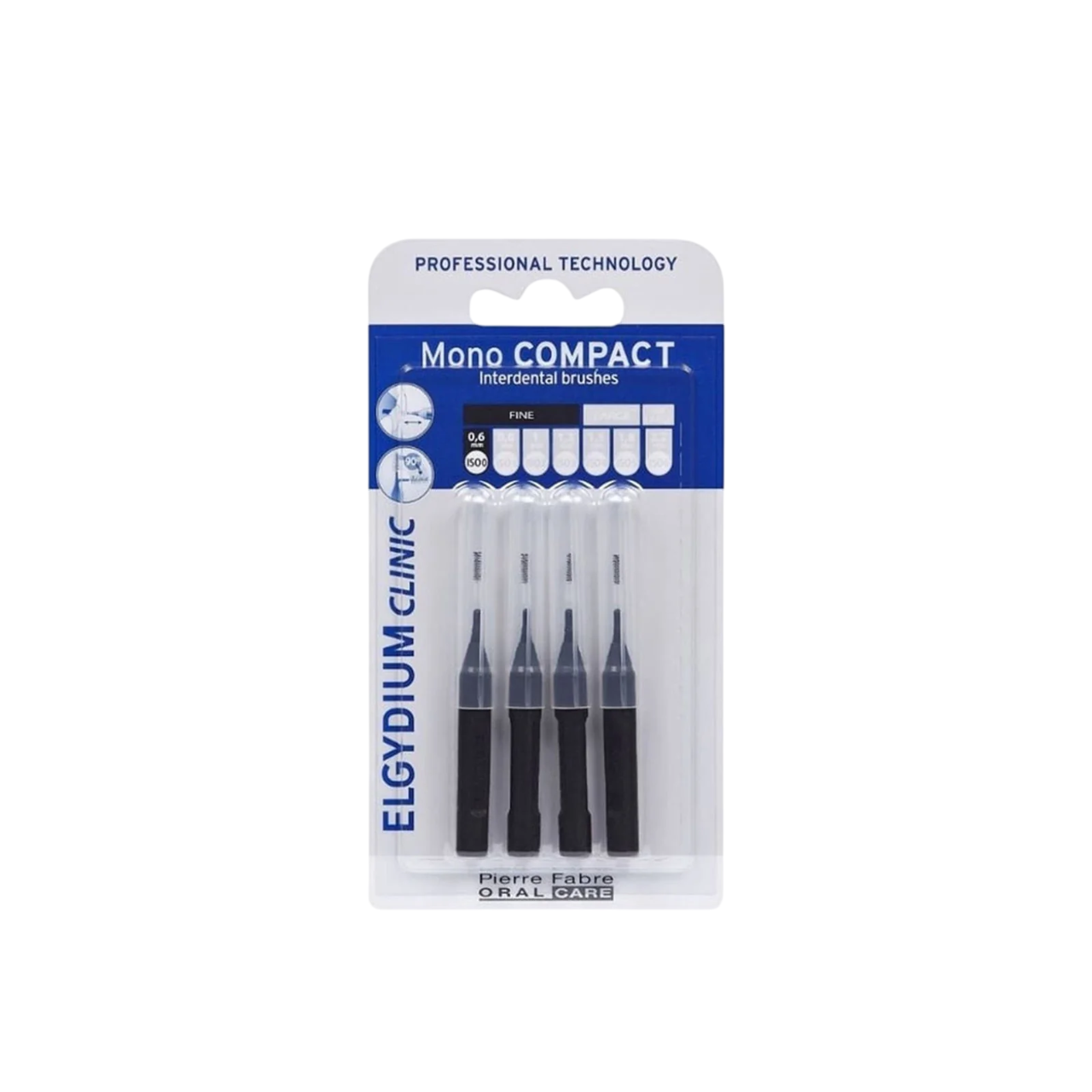 set-elgydium-interdental-brush-black-x4-pcs-1769598586 Set, Elgydium, Interdental Brush, Black, 4 pcs – Image 1