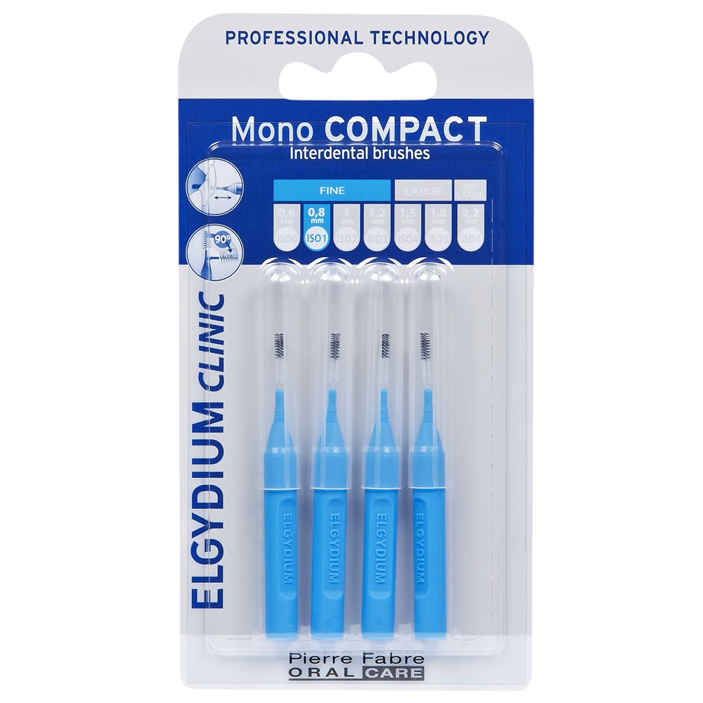 set-elgydium-interdental-brush-blue-x4-pcs-1769598962 Set, Elgydium, Interdental Brush, Blue, 4 pcs – Image 1