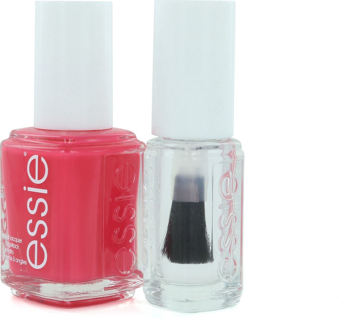 set-essie-lacquer-nail-polish-72-peach-daiquiri-13-5-ml-good-to-go-top-coat-nail-polish-13-5-ml-1677937807 Set Essie: Nail Enamel, Vegan, Glossy Shine Finish, Nail Polish, 72, Peach Daiquiri, 13.5 ml + Nail Care - Good To Go, Top Coat, Nail Strengthening Lacquer, 5 ml – Image 1