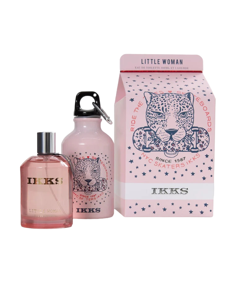 set-ikks-little-woman-eau-de-toilette-for-women-100-ml-little-woman-gwp-water-bottle-pink-1727329191-1 Set Ikks: Little Woman, Eau De Toilette, For Women, 100 ml + Little Woman, GWP Glass Water Bottle Pink – Image 1