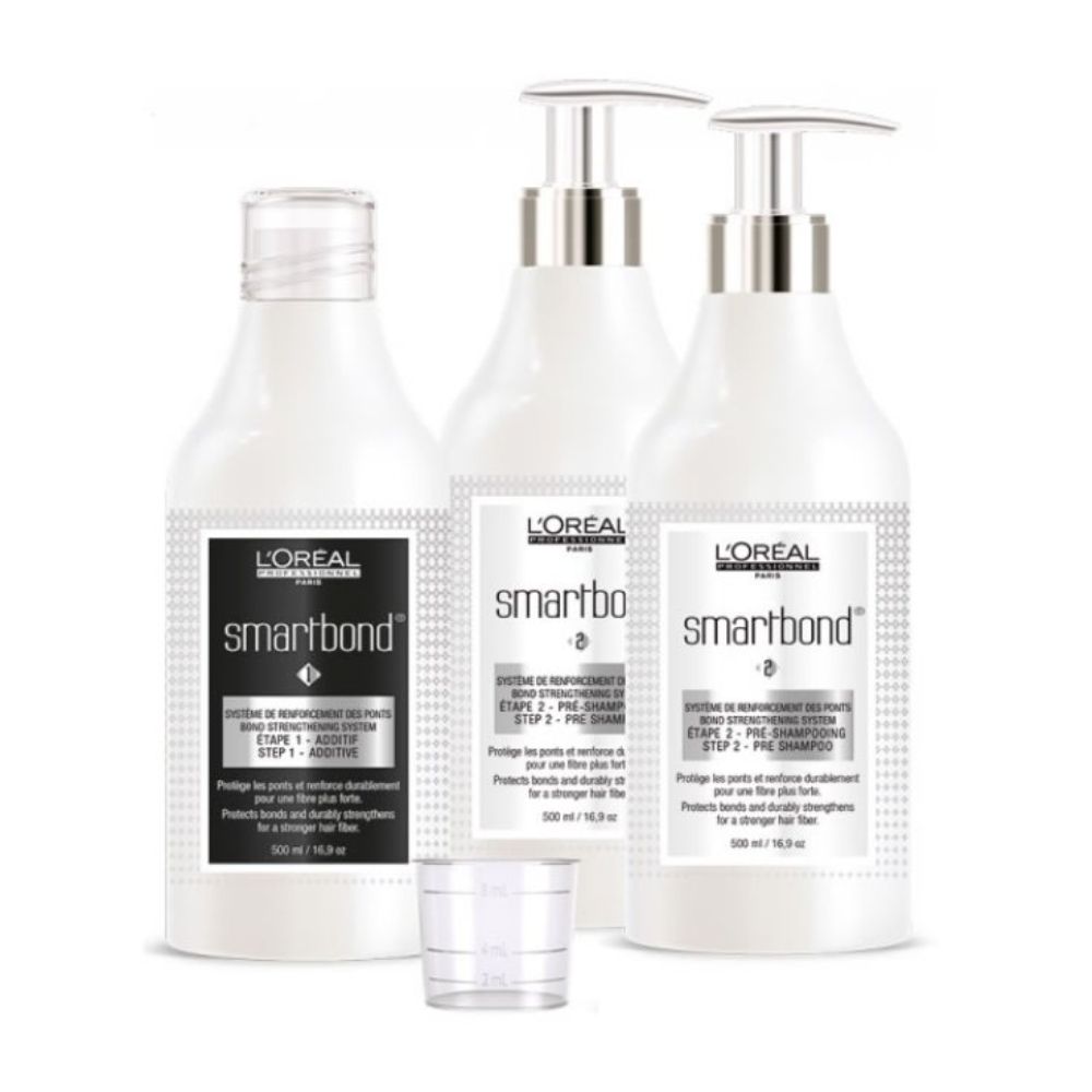 set-l-oreal-professionnel-smartbond-step-1-hair-colouring-additive-500-ml-smartbond-hair-pre-shampoo-500-ml-smartbond-hair-pre-shampoo-500-ml-1680151725 Set L'Oreal Professionnel: SmartBond Step 1, Hair Colouring Additive, 500 ml + SmartBond, Hair Pre-Shampoo, 500 ml + SmartBond, Hair Pre-Shampoo, 500 ml – Image 1