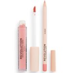 Set Makeup Revolution: Makeup Revolution, Liquid Lipstick, Queen, 3 ml + Makeup Revolution, Precision, Lip Liner, Queen, 1 g