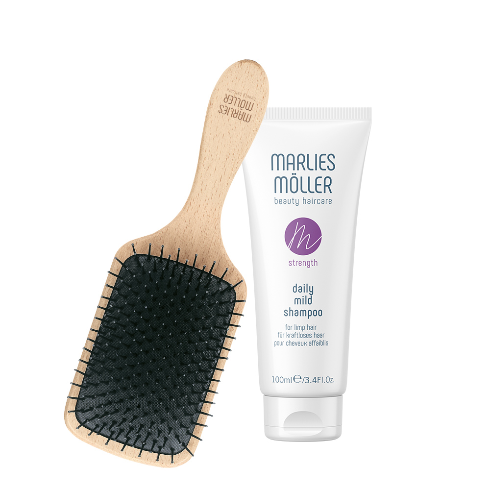 set-marlies-moller-marine-moisture-scalp-brush-daily-mild-silicone-free-hair-shampoo-deep-cleansing-100-ml-1677326215-1 Set Marlies Moller: Marine Moisture, Scalp Brush + Daily Mild, Silicone Free, Hair Shampoo, Deep Cleansing, 100 ml – Image 1