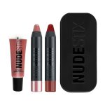 Nudestix – Coffret Nudestix: Red Hot Lips Mini Kit Royal – Cream Rouge à lèvres – 04 – Nude