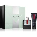 Set Prada: Luna Rossa Carbon, Eau De Toilette, For Men, 50 ml + Luna Rossa Carbon, Revitalized, Shower Gel, Body, 75 ml