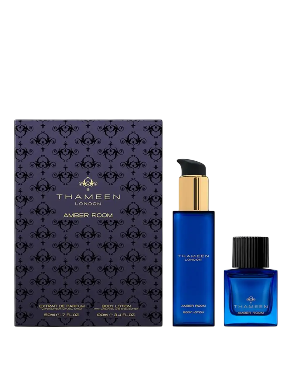 set-thameen-london-amber-room-extrait-de-parfum-unisex-50-ml-amber-room-body-lotion-body-100-ml-1768120493 Set Thameen London: Amber Room, Extrait De Parfum, Unisex, 50 ml + Amber Room, Body Lotion, Body, 100 ml – Image 1