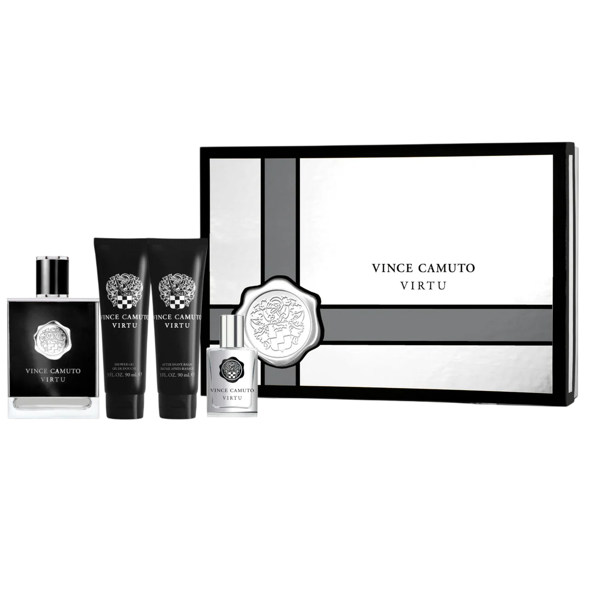 set-vince-camuto-virtu-eau-de-toilette-for-men-100-ml-virtu-eau-de-toilette-for-men-15-ml-virtu-moisturizing-after-shave-balm-90-ml-virtu-shower-gel-body-90-ml-1768073437-1 Set Vince Camuto: Virtu, Eau De Toilette, For Men, 100 ml + Virtu, Eau De Toilette, For Men, 15 ml + Virtu, Moisturizing, After-Shave Balm, 90 ml + Virtu, Shower Gel, Body, 90 ml – Image 1