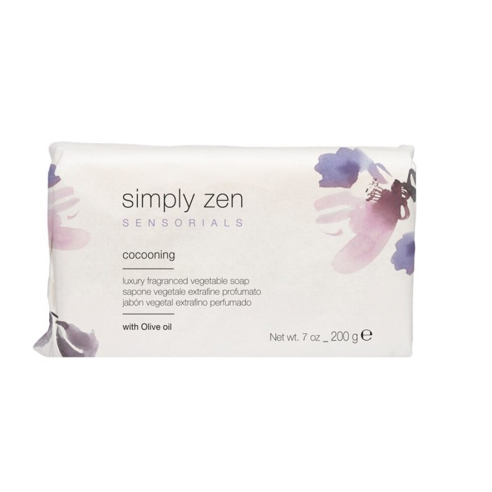 simply-zen-sensorials-cocooning-cleansing-bar-soap-200-g-1672764540 Simply Zen, Sensorials Cocooning, Cleansing, Soap Bar, 200 g – Image 1