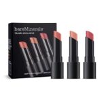 Travel Exclusive Coffret BareMinerals: Gen Nude Radiant — Cocoa — rouge à lèvres crème — Infatuation — 3.35 g + Gen Nude lumineux — Cocoa — rouge à lèvres crème — Friendship — 3.35 g + Gen Nude lumineux — Cocoa — rouge à lèvres crème — Swag — 3,5 g