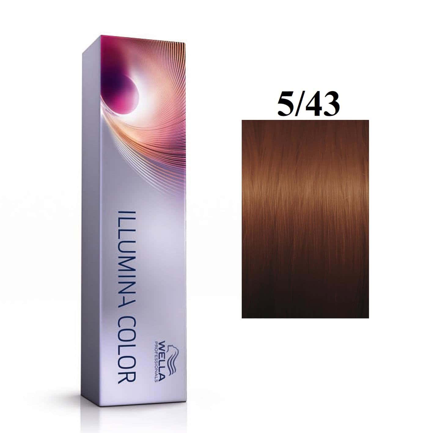 wella-professionals-illumina-color-permanent-hair-dye-5-43-light-chestnut-golden-red-60-ml-0-8005610538686-1672601134 Wella Professionals, Illumina Color, Permanent Hair Dye, 5/43 Light Chestnut Golden Red, 60 ml – Image 1