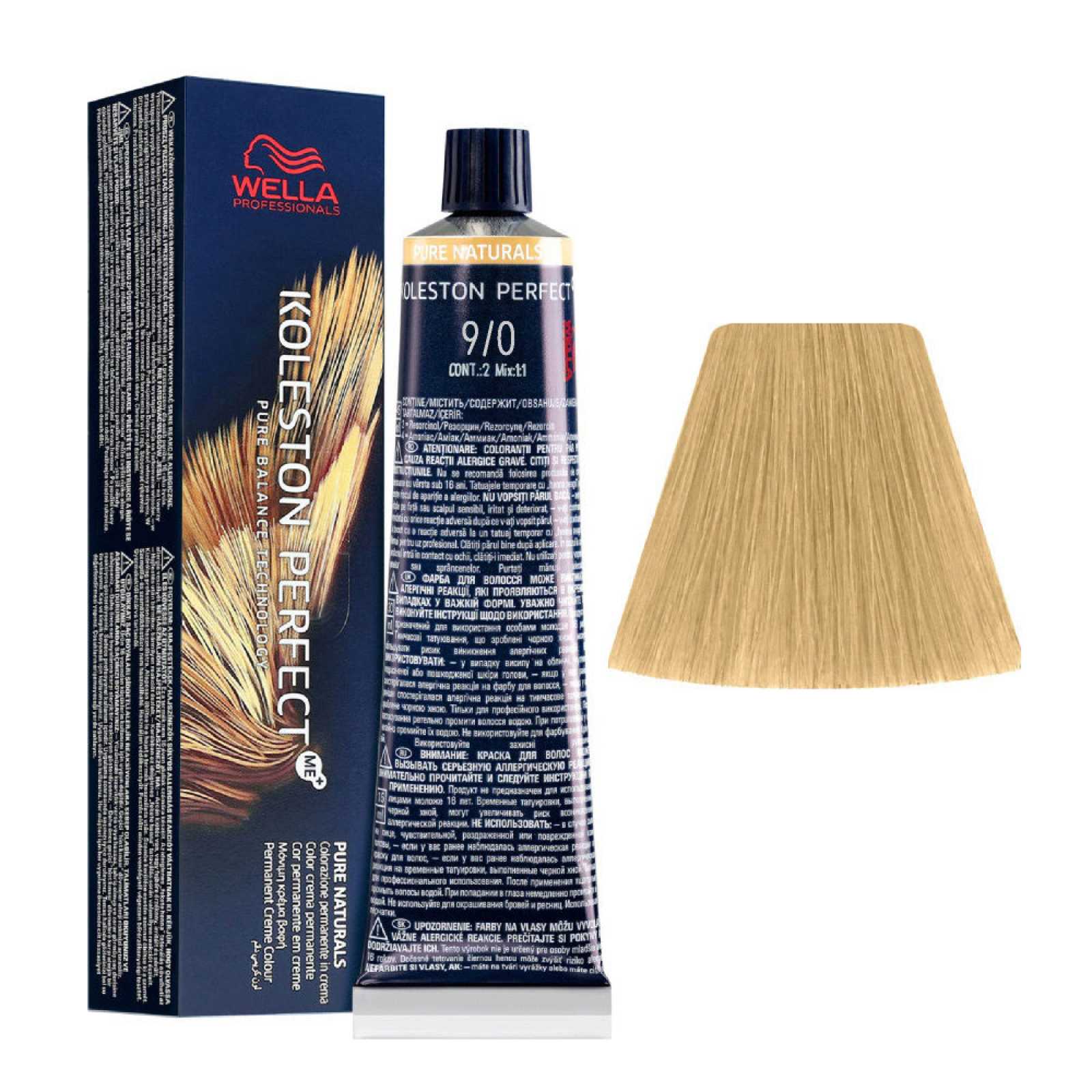wella-professionals-koleston-perfect-me-permanent-hair-dye-9-0-lightest-natural-blonde-60-ml-1683792569 Wella Professionals, Koleston Perfect Me+, Permanent Hair Dye, 9/0 Lightest Natural Blonde, 60 ml – Image 1