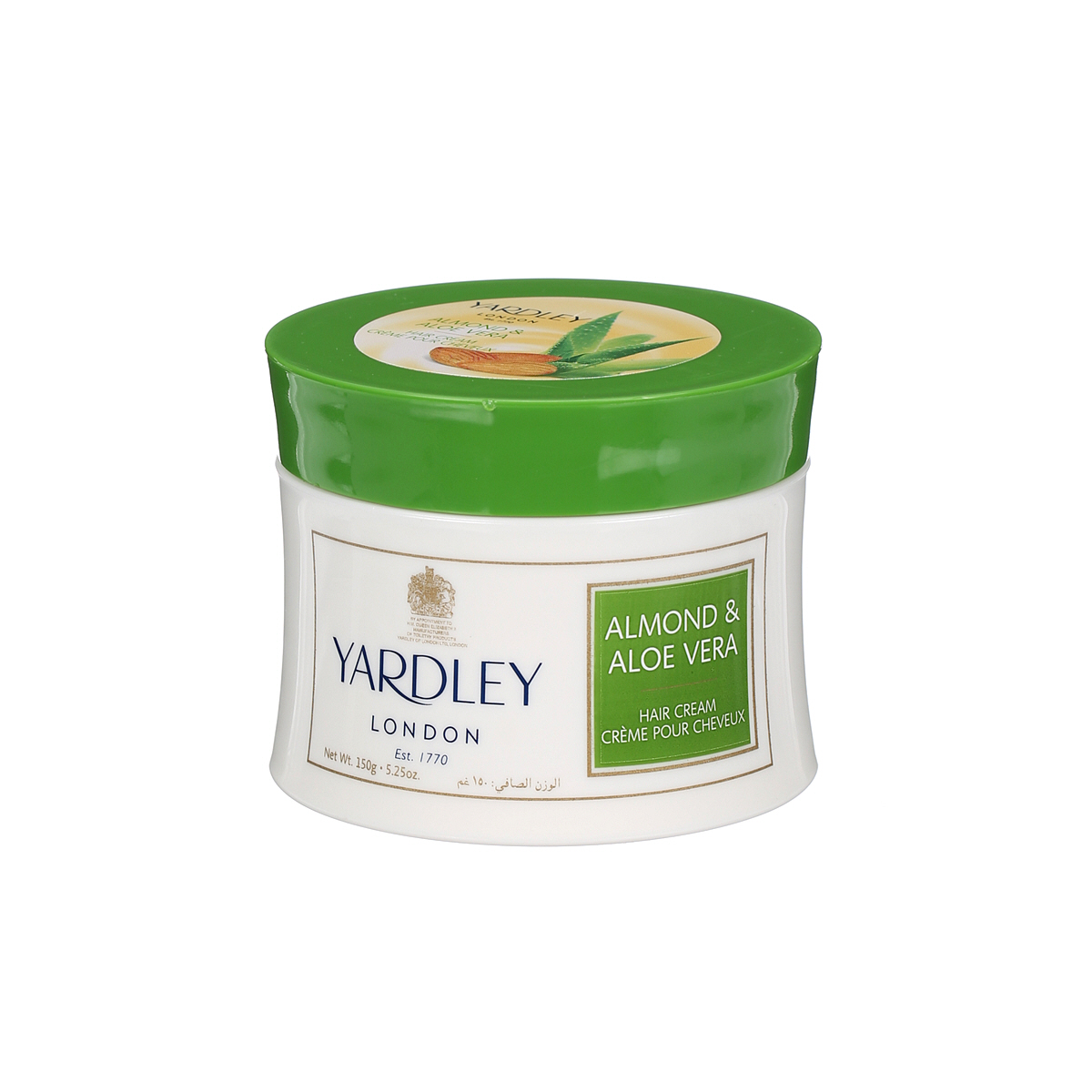 yardley-almond-aloe-vera-hair-cream-treatment-nourishing-150-g-1767604699 Yardley, Almond & Aloe Vera, Hair Cream Treatment, Nourishing, 150 g – Image 1